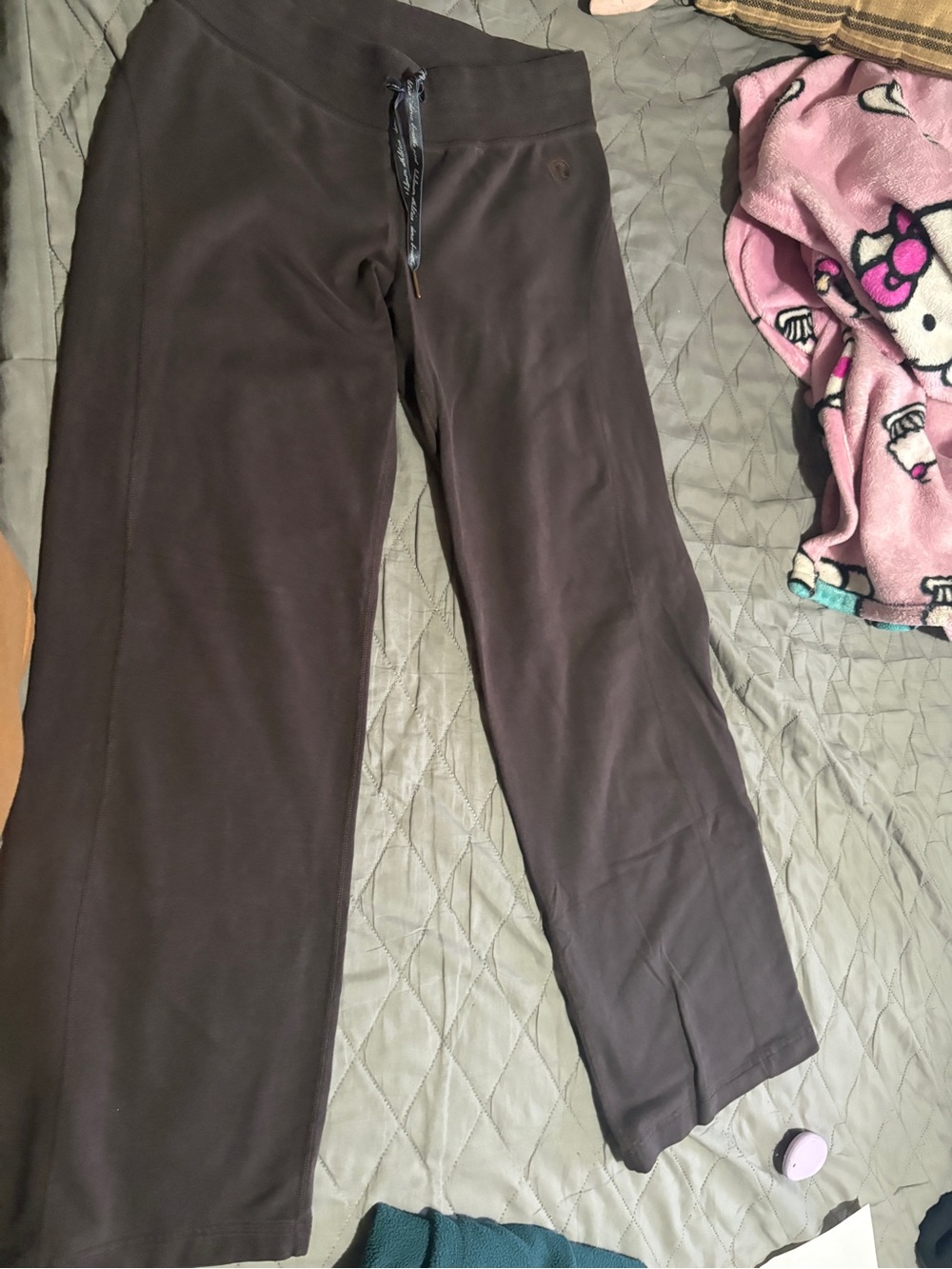 lululemon athletica Black Wide-Leg Track Pants